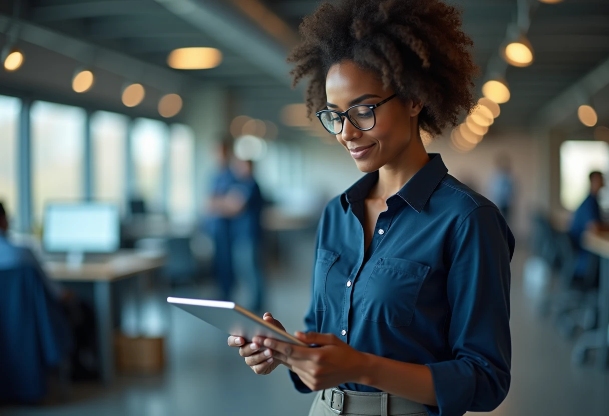 IT professional reviewing cybersecurity protocols
